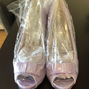 Laced Lavender heels